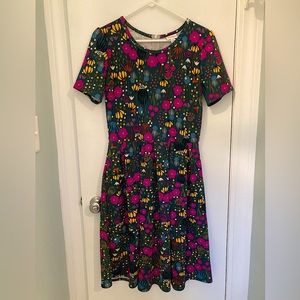 LuLaRoe Floral Amelia Dress
